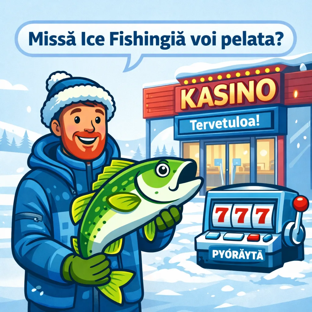 Missä Ice Fishingiä voi pelata?